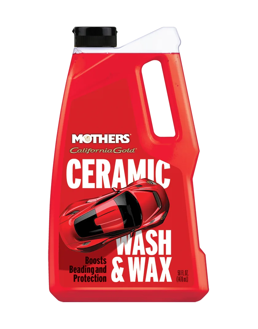 Mothers® California Gold® Ceramic Wash & Wax – Seramik Katkılı, Cilalı Şampuan ( Seramikli Araçlar için Ph Nötr Şampuan ) / 1.42 Litre